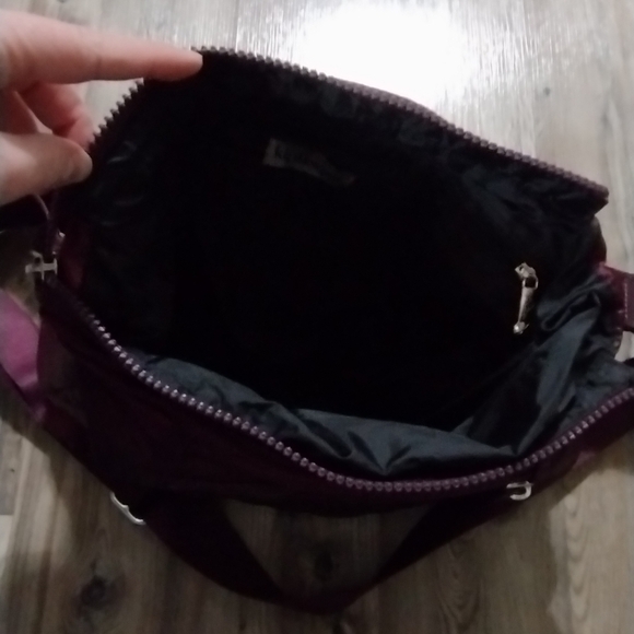 Kipling Gorilla Girlz Shoulder Crossbody Bag Purple Pink Ombre Nylon - Picture 4 of 5